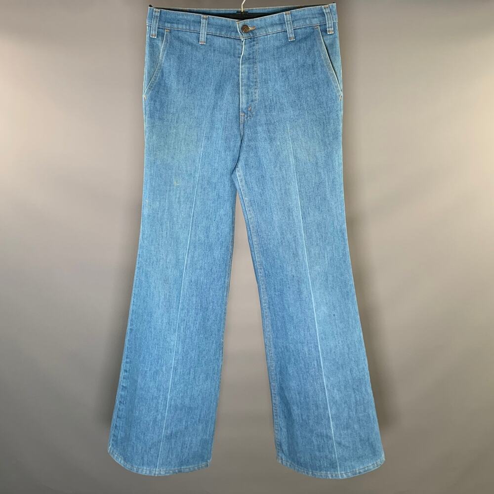 LEVI'S Orange Tab Size 32 Blue Wide Leg Jeans